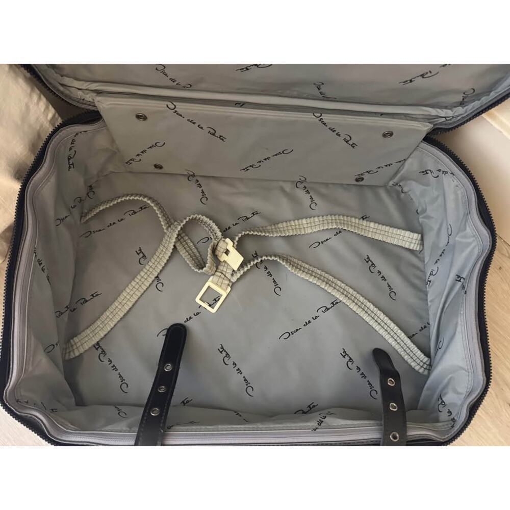 Oscar de la Renta Vintage 80s Travel Luggage Briefcase - Picture 6 of 10